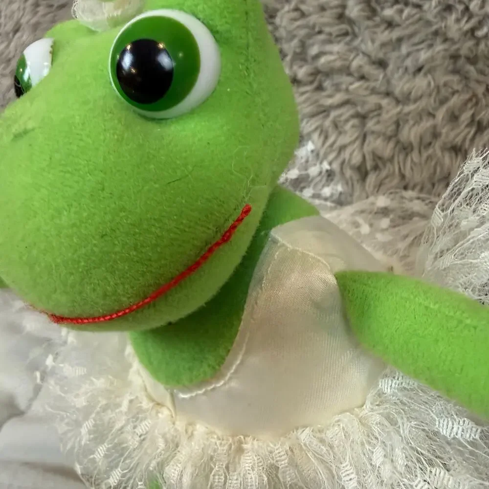 Russ Berrie Vintage Bettina Frog Ballerina Plush Toy Doll Stuffed Animal